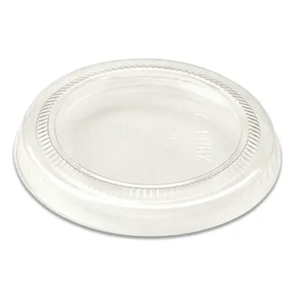World Centric® PLA Lids for Fiber Cups, Clear, Plastic, 2,000/Carton