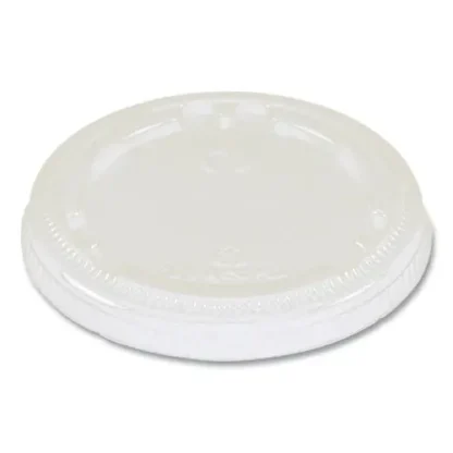 World Centric® PLA Lids for Fiber Cups, Clear, 1,000/Carton