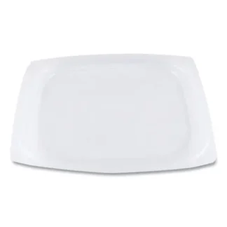 World Centric® PLA Rectangular Deli Container Lids, Clear, Plastic, 900/Carton