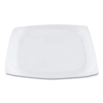 World Centric® PLA Rectangular Deli Container Lids, Clear, Plastic, 900/Carton