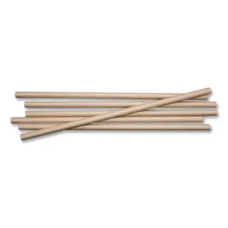 World Centric® Sustainable Kraft Paper Straws, 8", 6,000/Carton