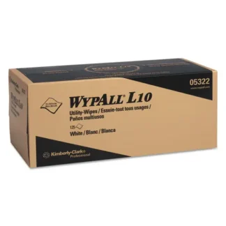 WypAll® L10 Towels POP-UP Box, White, 125 Towels/Box, 18 Boxes/Carton