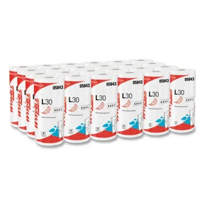 WypAll® L30 Towels, 11 x 10.4, White, 70 Sheets/Roll