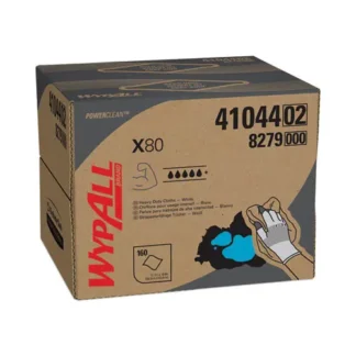 WypAll® X80 Cloths, HYDROKNIT, BRAG Box, White, 160/Carton