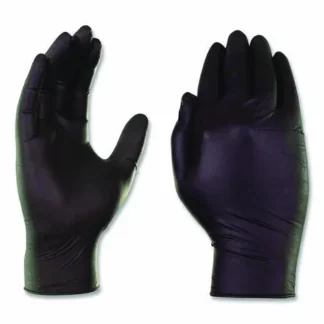X3® by AMMEX® Industrial Nitrile Gloves, 2X-Large, Black, 100/Box