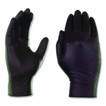 X3® by AMMEX® Industrial Nitrile Gloves, 2X-Large, Black, 100/Box