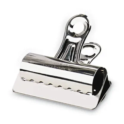 X-ACTO® Bulldog Clips, Jumbo, Nickel, 12/Box