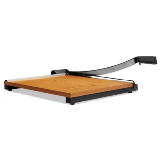 X-ACTO® Square Commercial Grade Wood Base Guillotine Trimmer, 15 Sheets, 18" Cut Length