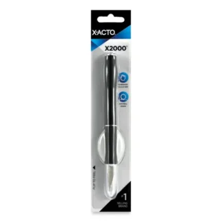 X-ACTO® X2000 No-Roll Rubber Barrel Knife with #11 Replaceable Blade and Safety Cap