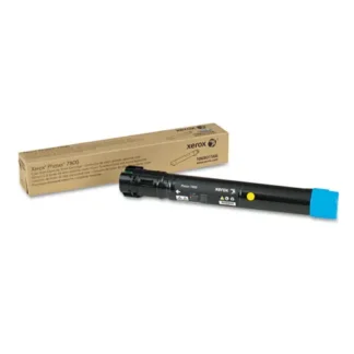 Xerox® 106R01566 High-Yield Toner Cartridge, Cyan, 17,200 Page Yield