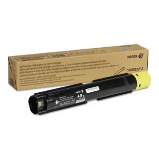 Xerox® 106R03738 Extra High-Yield Toner Cartridge, Yellow, 16,500 Page Yield