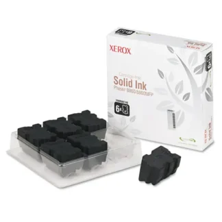 Xerox® 108R00749 High-Yield Solid Ink Stick, Black, 6/Box