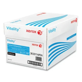xerox™ Vitality Premium Multipurpose Print Paper, 97 Bright, 24 lb, 8.5" x 11", Extra White, 500 Sheets/Ream, 8 Reams/Carton