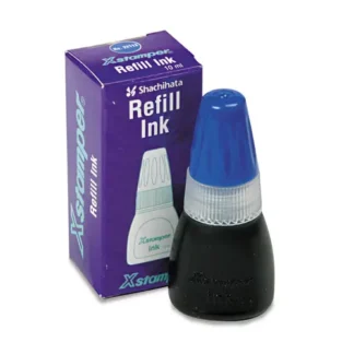 Xstamper® Refill Ink for Xstamper Stamps, 10 mL Bottle, Blue