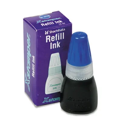 Xstamper® Refill Ink for Xstamper Stamps, 10 mL Bottle, Blue
