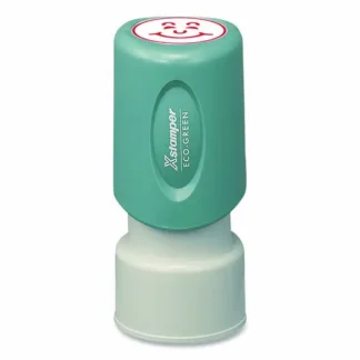 Xstamper® Specialty Stamp, Smiley Face, 0.63 dia, Red