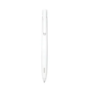 Zebra® bLen Gel Pen, Retractable, Fine 0.7 mm, Black Ink, White Barrel, Dozen