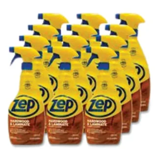 Zep Commercial® Hardwood and Laminate Cleaner, 32 oz Spray Bottle, 12/Carton