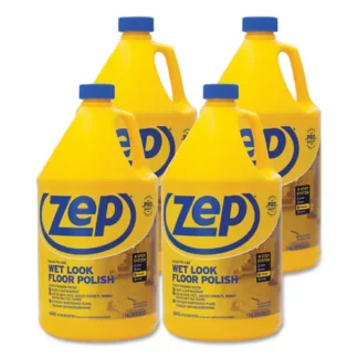 Zep Commercial® Wet Look Floor Polish, 1 gal, 4/Carton