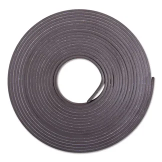ZEUS® Adhesive-Backed Magnetic Tape, 0.5" x 10 ft, Black